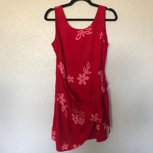 Pineapple Moon side tie sundress M 100% rayon